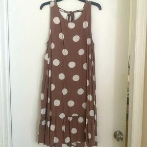 Loft polka dot summer dress